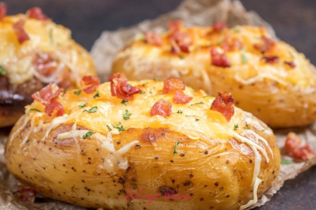 Batata Recheada na Air Fryer
